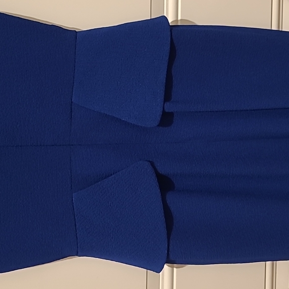 Royal Blue Black Halo Dress - Picture 7 of 8